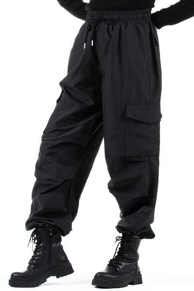 Sevitli Cargo Pants - Μαύρο