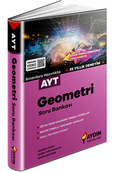 Aydın Yayınları Aydın Yayınları YKS AYT Geometri Soru Bankası