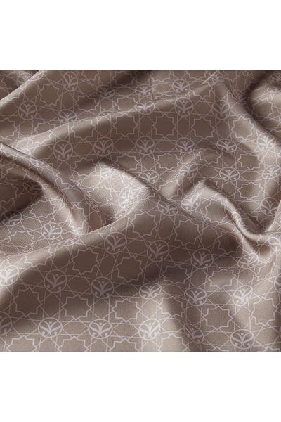ipekevi Μεταξωτό Φουλάρι Twill - Mini Seljuk - Stone