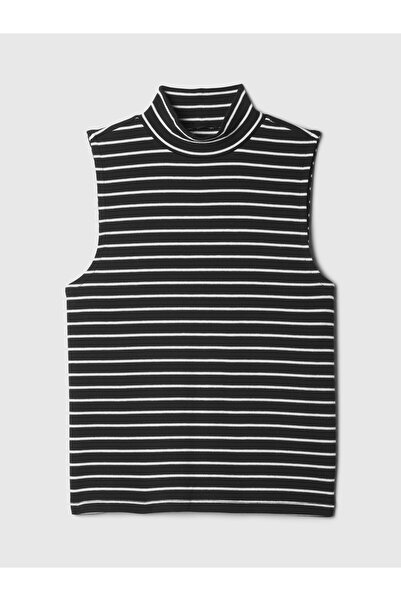 GAP Kadın Siyah Modern Mockneck Atlet