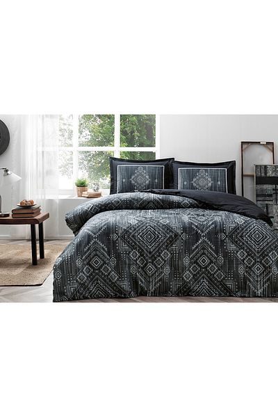 Özdilek Boucle Double Elastic Fitted Sheet Duvet Cover Set