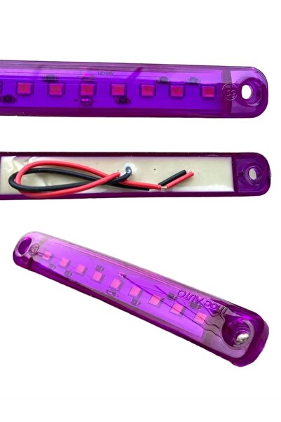 EKT 9 LEDLİ PARMAK LED MOR 1 ADET