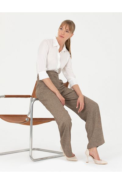 Pierre Cardin Camel Fabric Trousers 50273074-Vr015
