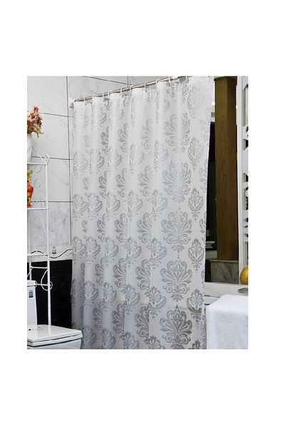 Prima Nova Yankı White Bath Curtain Peva