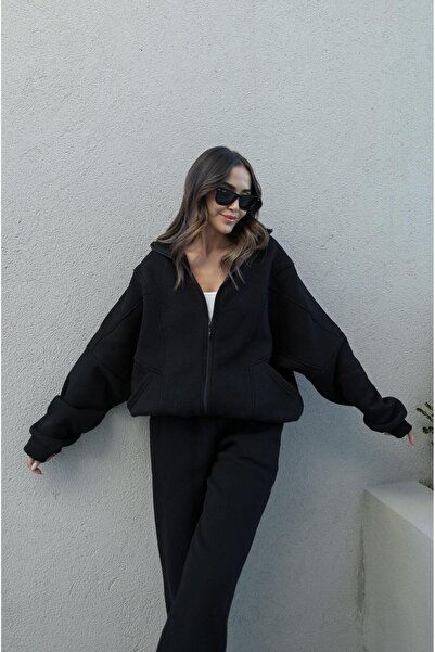 Havoş Black Verona Tracksuit Set