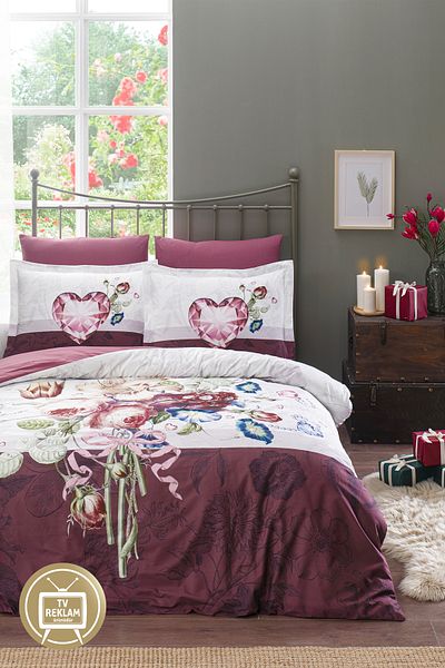 Özdilek Mother's Heart Double Duvet Cover Set