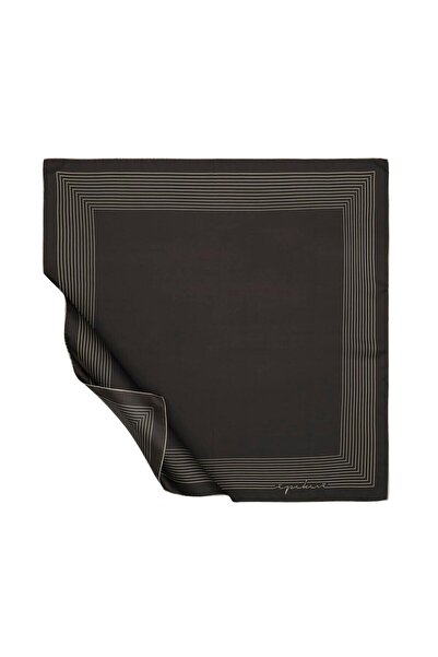 ipekevi Twill İpek Eşarp - Prive - Kahverengi