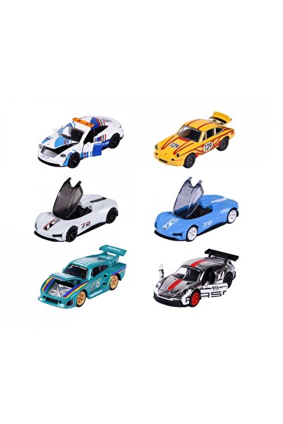 Majorette Porsche Deluxe Arabalar 6'lı Set