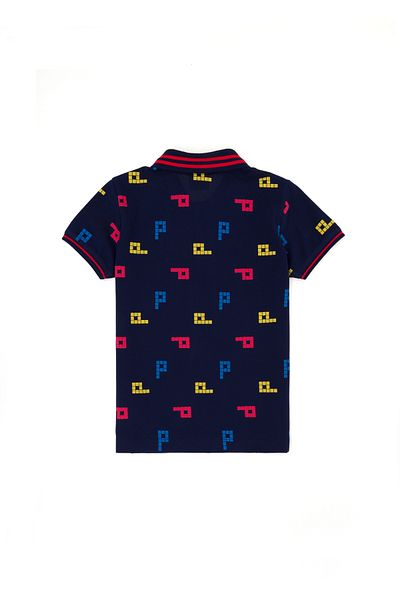 U.S. Polo Assn. Μπλουζάκι με γιακά πόλο για αγόρια Navy Blue 50263527-VR033