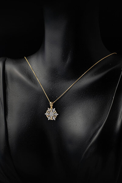 Label Kartanesi Kolye Küpeli Altın Set