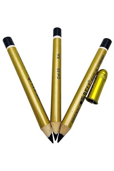 Hediyeleşin Sürme, Göz Sürmesi Kalem Siyah %100 Orjinal, Alman - 6 Adet