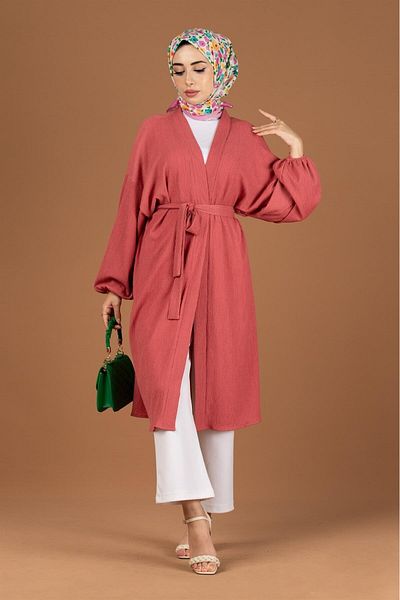 Sevitli Kimono importat-Tulip Penny cu centură în talie