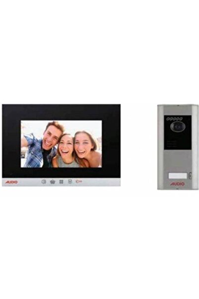 AUDİO Audio 001464 7" Görüntülü Diafon Villa Set Mekanik Butonlu