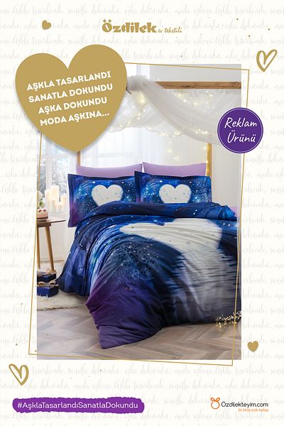 Özdilek Set cuvertură dublă Light Of Love