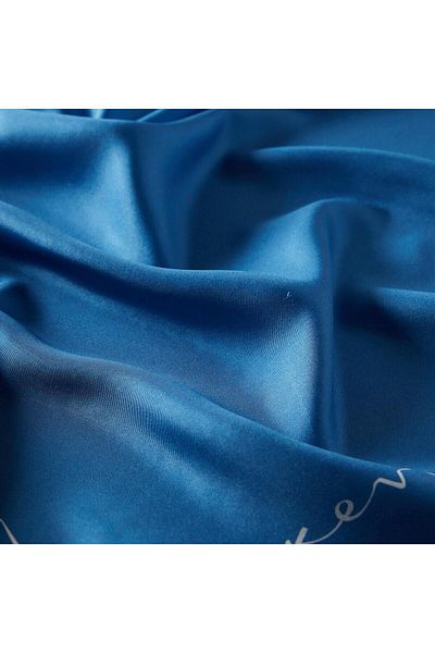 ipekevi Φουλάρι Silk Twill - Signature - Indigo
