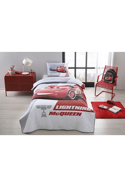 Özdilek Disney Licensed Cars Piston Cup Single Child Bedspread - 160x230 Cm