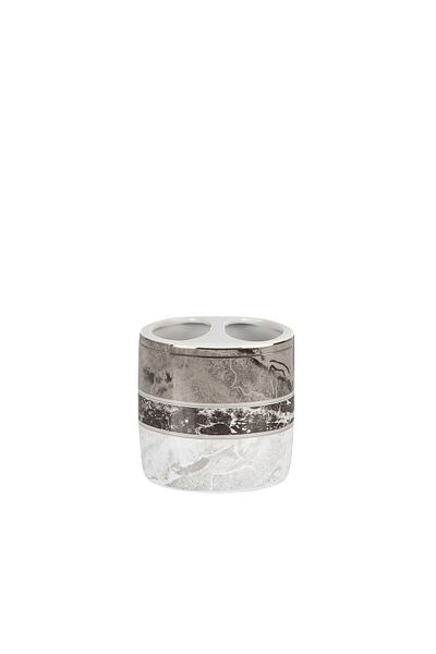 Prima Nova Garnsey Gray Toothbrush Holder