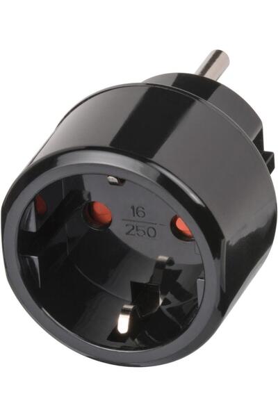 Brennenstuhl ABD VE Kanada Ülkeleri Uyumlu IP20 Lisanslı Topraklı Travel Adap...