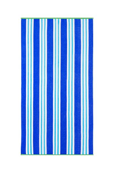Özdilek Πετσέτα θαλάσσης Cannes Stripe Blue Velvet 86x162 εκ