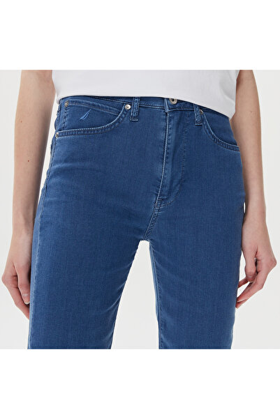 Nautica Kadın Mavi Denim Pantolon