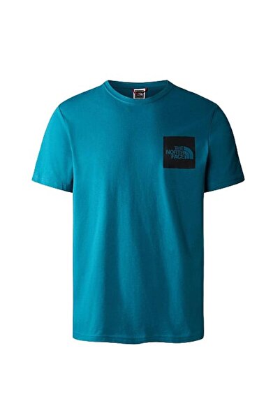 THE NORTH FACE Erkek S/s Fine Tee Tişört - Eu Mavi
