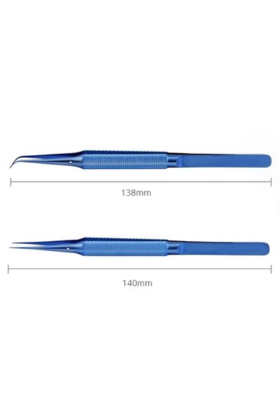 MBL Ultra-Fine Integrated Chip Bord Tweezers-Technical Service Tweezers Blue Curve