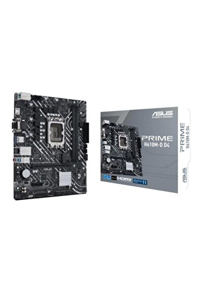 ASUS PRIME H610M-D Intel H610 mATX LGA1700 DDR4