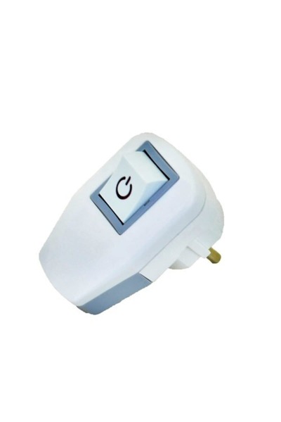 enparlak Anahtarlı Topraklı Erkek Fiş Kolay Bağlantı Kırmızı Işık