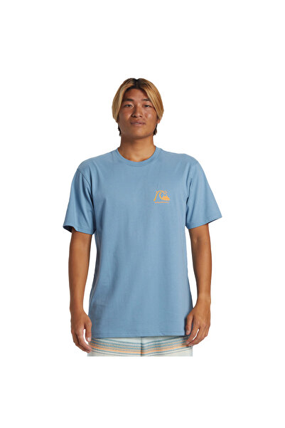 Quiksilver Το αυθεντικό ανδρικό μπλουζάκι The Boardshort Purple, ΜΠΛΕ ΑΝΔΡΙΚΟ ΜΠΛΟΥΖΑ AQYZT09560