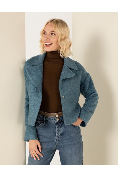 Pierre Cardin Mint Crop Top Coat 50253472 -Vr152