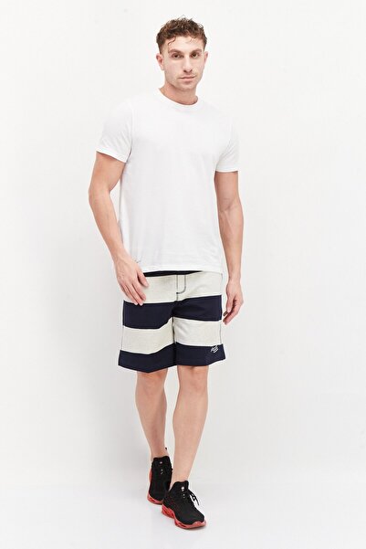 Perry Ellis Men Stripe Basic Shorts, Navy