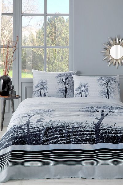 Özdilek Wood Single Pique Set