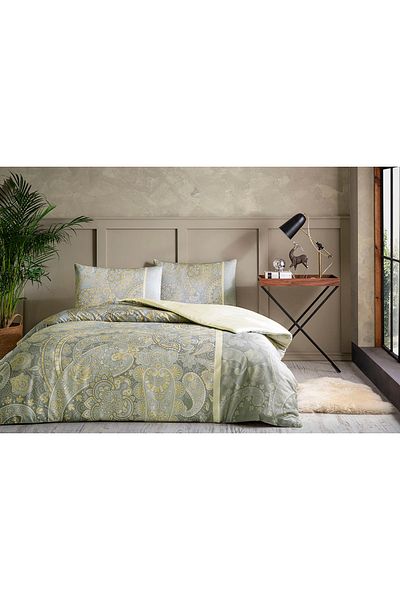 Özdilek Chic Paisley Single Soft Life Satin Duvet Cover Set