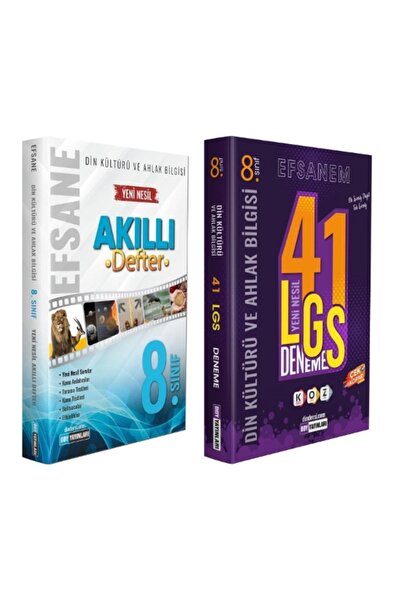 Ddy Yayınları DDY YAYINLARI 8.Sınıf Din Kültürü ve Ahlak Bilgisi Efsane Akıll...