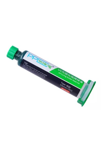 MBL UV Mor Işıkla Kürleme Boyası Lehim Maskesi UV Boya | 10cc Yeşil