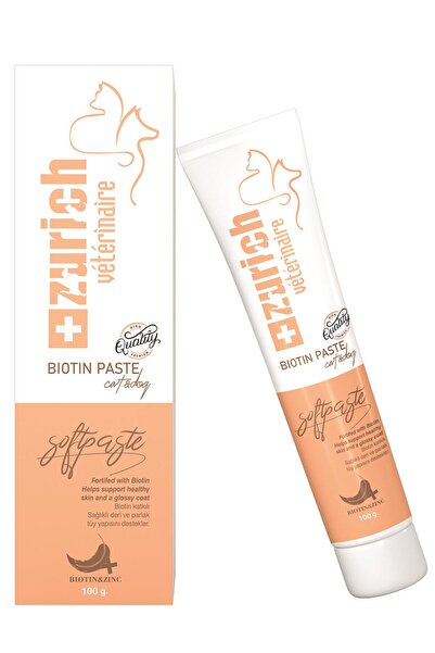 zurich veterinaire Kedi Köpek Tüy Döküm Önleyici Biotin Paste 100 ml