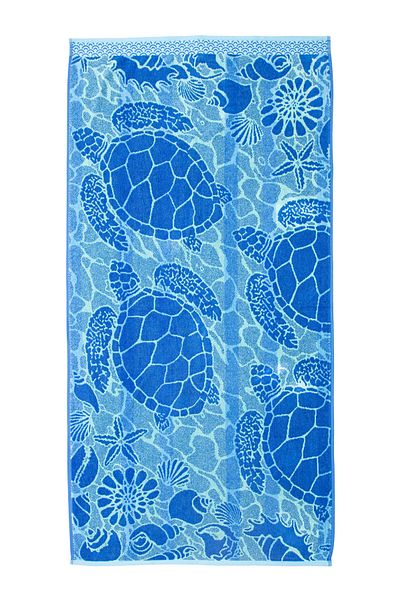 Özdilek Βελούδινη πετσέτα θαλάσσης 70x140 εκ. Summer Heat Ocean Turtles