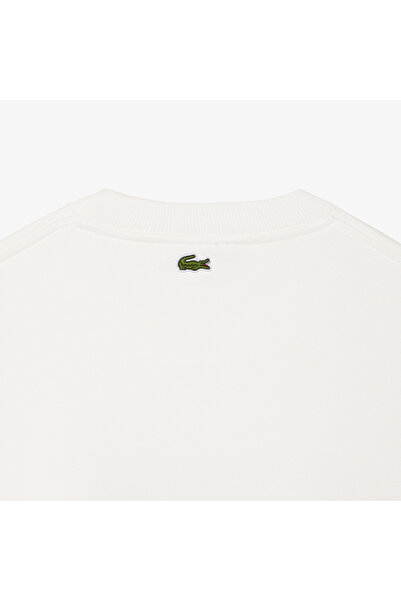 Lacoste Oversized Tennis Print Fleece Sweatshirt
