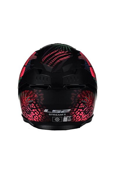 LS2 STREAM 2 JUNGLE MAT SİYAH-MAVİ- KASK