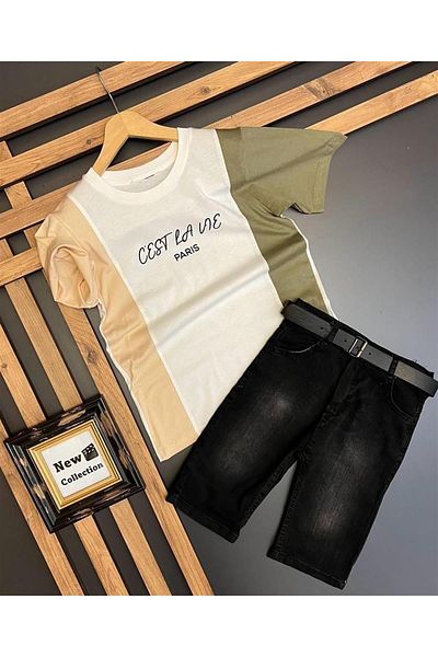 KOKOŞ BEBEK Paris Cool Shorts Set