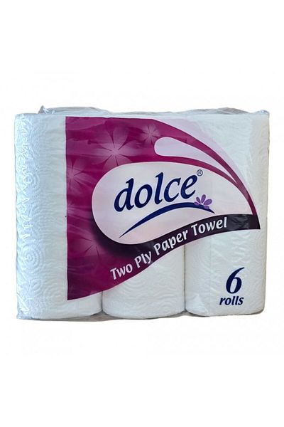 Dolce 6-Piece Double Layer Paper Towel Set