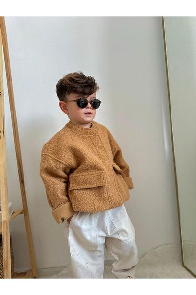 KOKOŞ BEBEK Кашмирено палто за момче - удобно и стилно