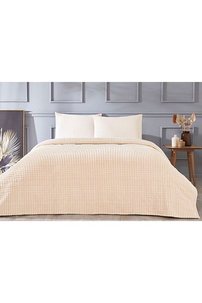 Özdilek Double Pyramid Soft Blanket - 200x220 Cm