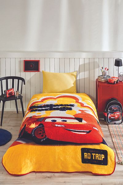 Özdilek Disney Licensed Cars Radiator Kids Blanket - Single 155x215 Cm