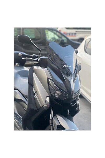 Moto Eay Xmax 250 -Xmax 400 Spor Kısa Ön Cam ,Siperlik Koyu Füme 45 Cm 2014-2...