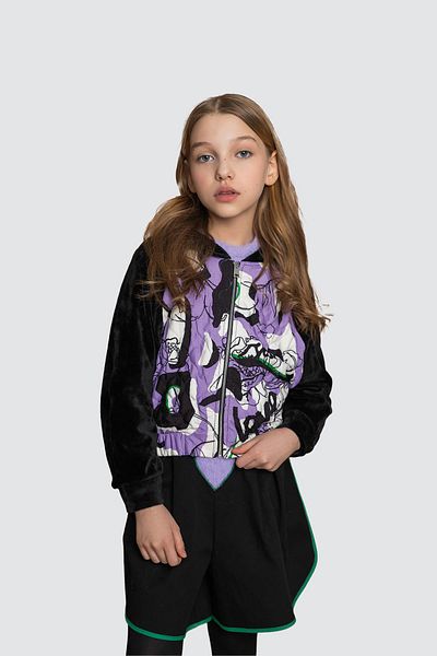 Lia Lea BG Store Girl's Black Coat
