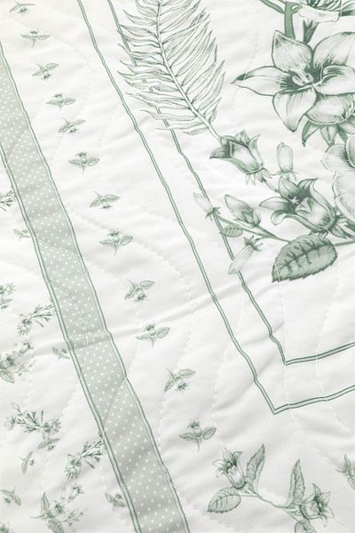 Örtüm Asya Single Quilted Bedspread Set - Cream