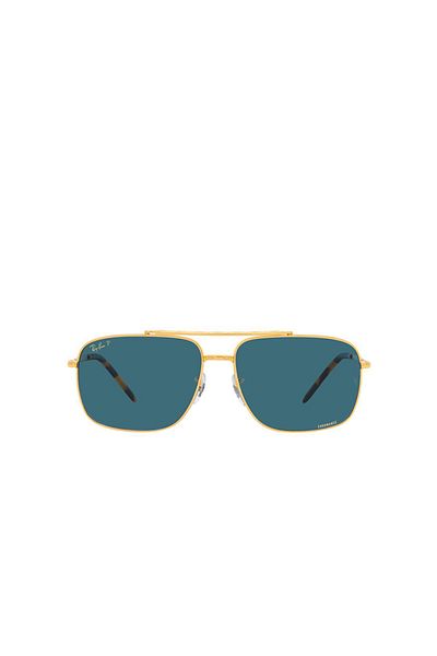 Ray-Ban Ray Ban Unisex Pillow Sunglasses- Rb 3796 - Lense Size:59mm - Legend Gold