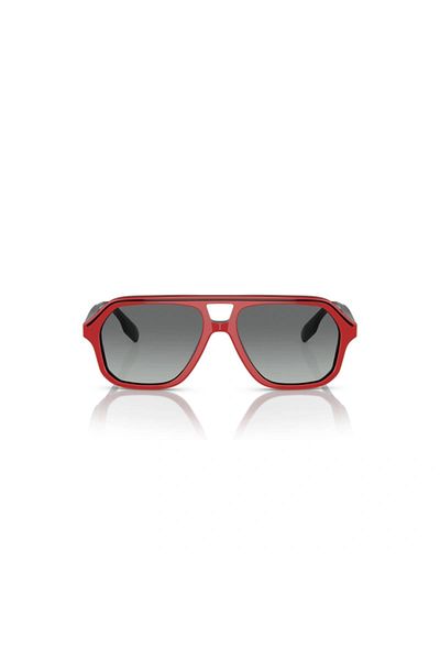 BURBERRY Kids Man Irregular Sunglasses- Jb 4340 - Lense Size:50mm - Red