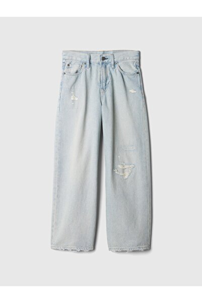 GAP Erkek Çocuk Açık Mavi Baggy Jean Pantolon